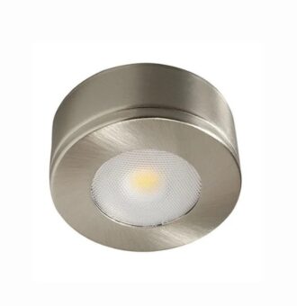 LED nadgradna rozetna 3W 3000K okrugla mat hrom LU-759H