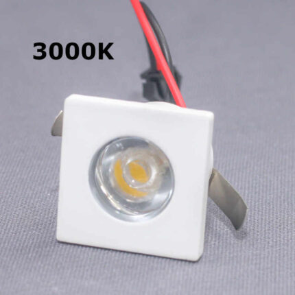 LED zvezdano nebo 1W 3000K kvadrat belo LU15-0113