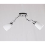 Luster 2xE14 hrom-bela 6004/2