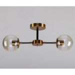 Luster 2xE27 bronza-crna 6015/2