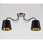 Luster 2xE27 crna-bronza 6018/2
