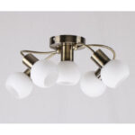 Luster 5xE14 mesing-bela 6005/5