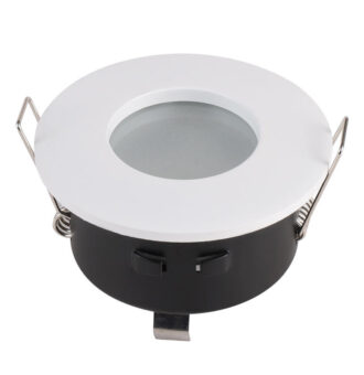 Ugradna rozetna vodootporna okrugla bela GU10 IP54 HDL-5060