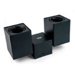 Zidna lampa rotirajuća crna 2xGU10 LU-756C