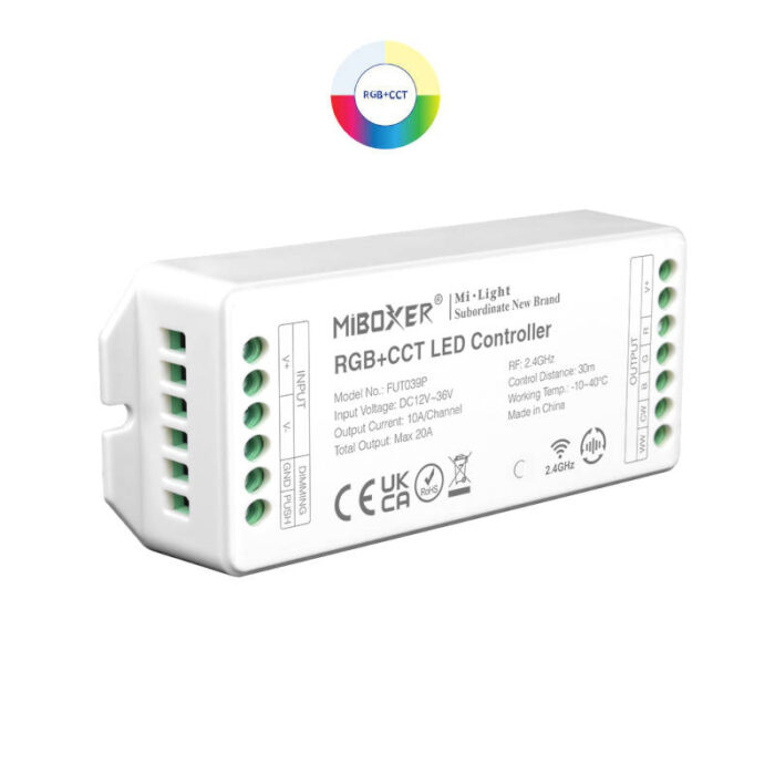 Kontrola za LED trake RGB CCT 20A MIBOXER FUT039P