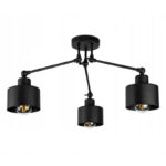 Luster 3xE27 crni 6031/3