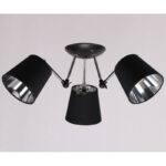 Luster 3xE27 hrom-crna 6021/3