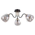 Luster 3xE27 mesing-crna 6034/3