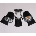 Luster 5xE27 hrom-crna 6021/5