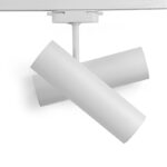 Šinski monofazni top 2xGU10 beli LU35-2304