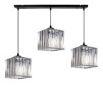 Visilica staklena prozirna 3xE27 6028/3