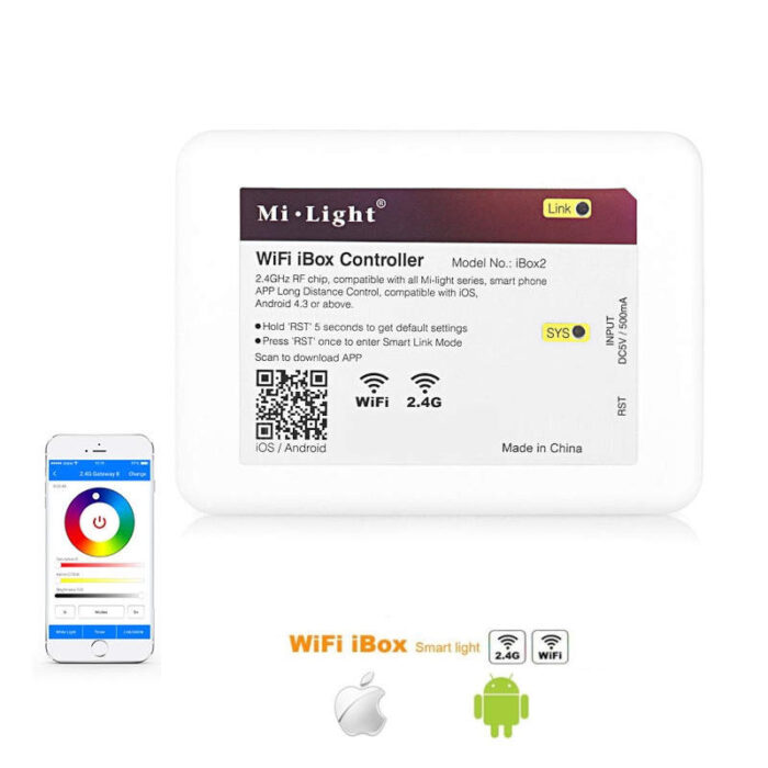 WiFi SMART APP 2.4GHz Gateway Mi-Light iBox2