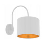 Zidna lampa 1xE27 bela-zlatna 6030/1W