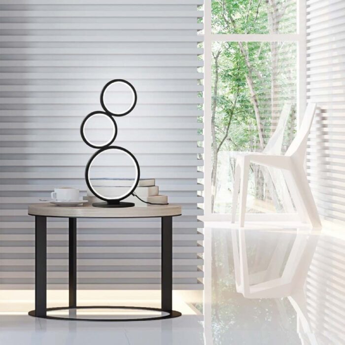 LED Stona lampa RONDO Crna 522610332 trio lighting