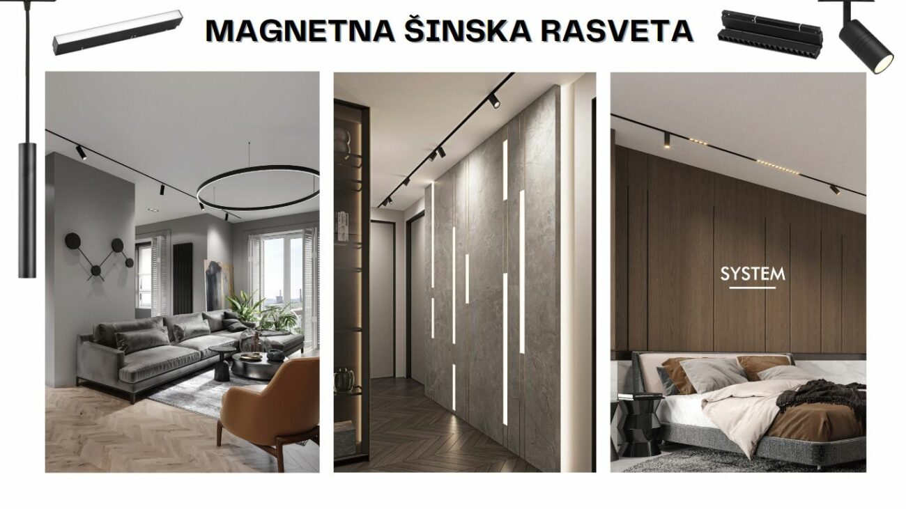Vodič za kupovinu šinske rasvete 3 magnetna šinska led rasveta