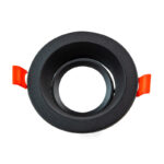 Ugradna rozetna okrugla crna GU10 8535-UBK