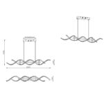 LED VISILICA 45W SEQUENCE 341810208 dimenzije