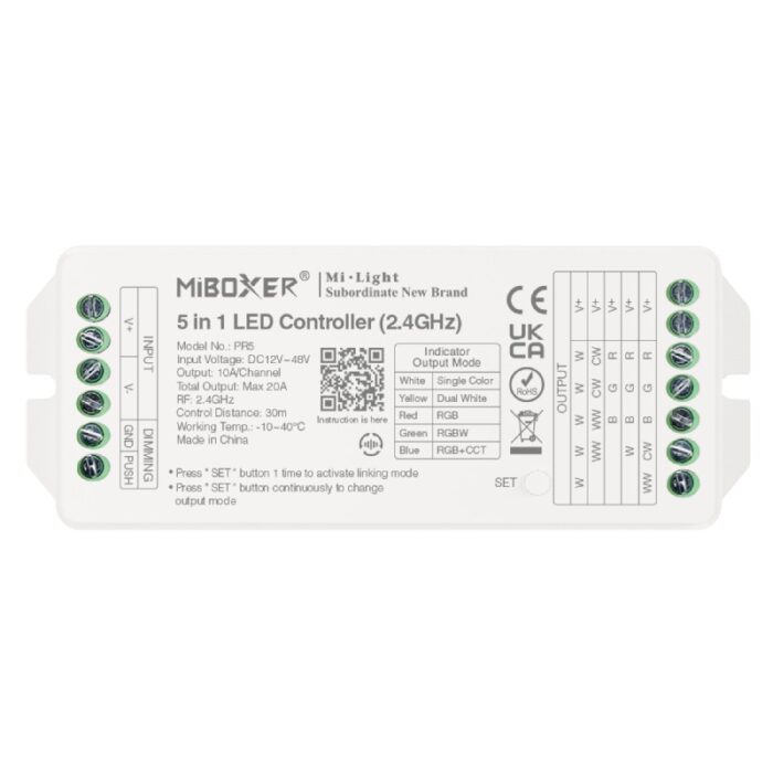 KONTROLA ZA LED TRAKE 5U1 20A PR5